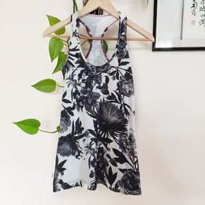 Lululemon Brisk Bloom Racerback Tank Top Size M